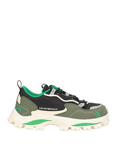 EMPORIO ARMANI Sneakers Schwarz Gewebefasern, Synthetisches Material