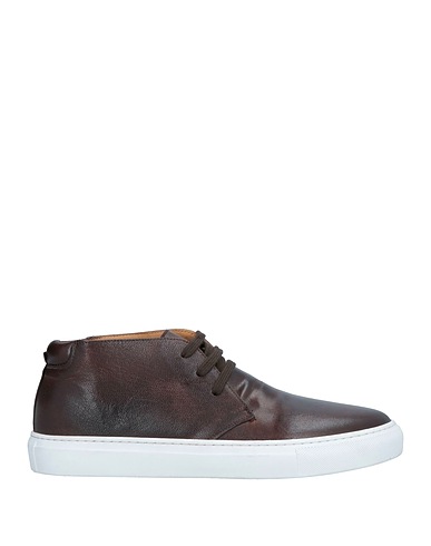 PREVENTI Sneakers Dark brown Calfskin