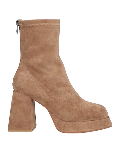 ALMA EN PENA. Ankle boot Khaki Textile fibers