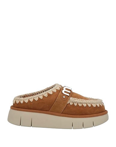 MOU Mules and clogs Camel Sheepskin