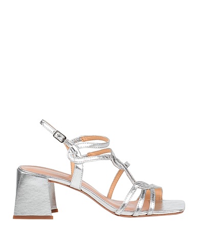 MISS UNIQUE Sandals Silver Leather