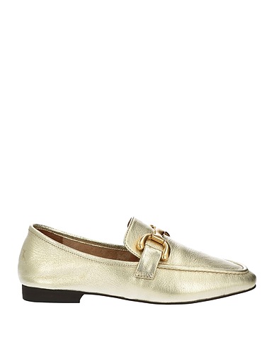 BIBI LOU Loafers Gold Leather