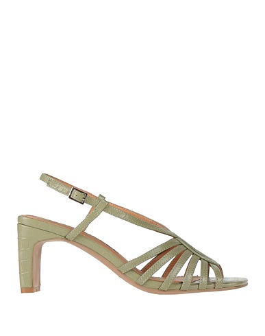 AQUARELLE Sandals Sage green Leather