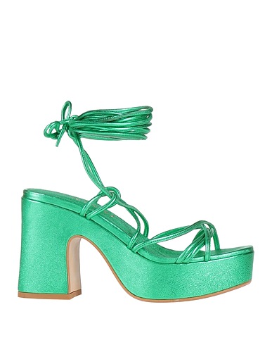 NINNI Sandals Green Leather