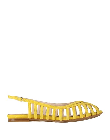 GIOIA.A. Sandals Yellow Leather