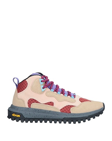 BRANDBLACK Sneakers Beige Leather, Textile fibres