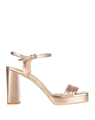 SERGIO CIMADAMORE Sandalen Roségold Leder