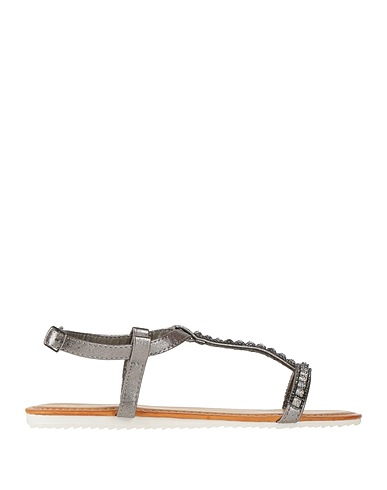 CRISTIN Sandalen Silber Gewebefasern