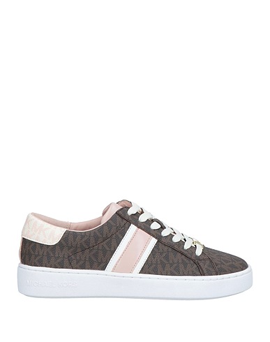 MICHAEL MICHAEL KORS Sneakers Dark brown Textile fibres, Polyurethane coated