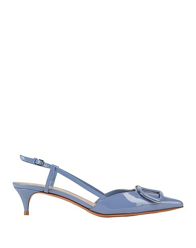 VALENTINO GARAVANI Court Light blue Leather