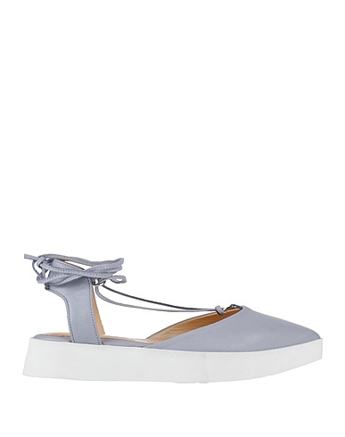 APEPAZZA Ballet flats Light grey Leather