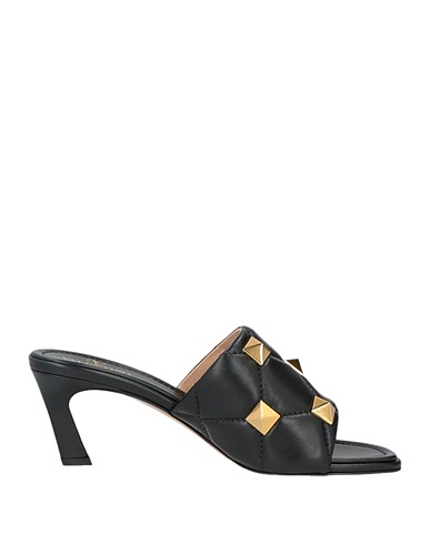 VALENTINO GARAVANI Sandals Black Leather