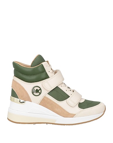 MICHAEL MICHAEL KORS Sneakers Off white Leather, Textile fibres