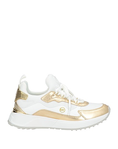 MICHAEL MICHAEL KORS Sneakers White Textile fibres, Leather