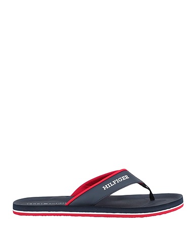 TOMMY HILFIGER Flip flops Midnight blue 59% Polyurethane, 41% Polyester