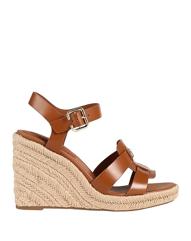 TOMMY HILFIGER Espadrilles Brown Leather