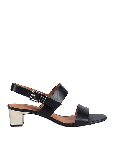 TOMMY HILFIGER Sandals Black Leather