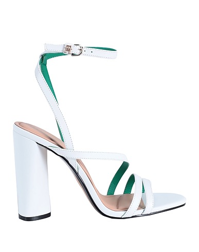 TOMMY HILFIGER Sandals Off white Leather