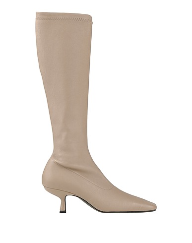 BY FAR Boots Beige Leather