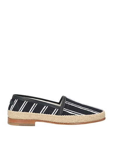 DOLCE&GABBANA Espadrilles Black Leather, Textile fibers