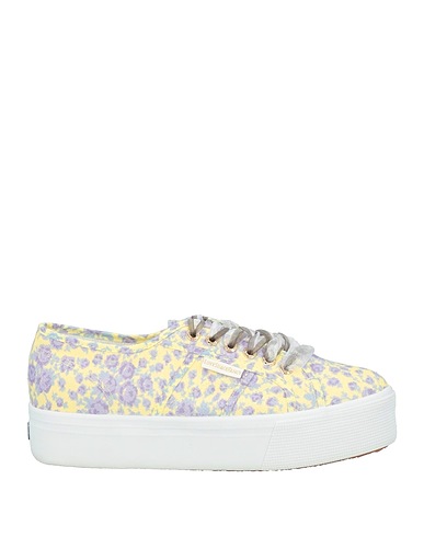 SUPERGA Sneakers Pastel yellow Textile fibres