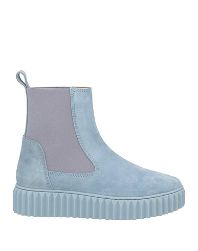 VOILE BLANCHE Ankle boot Light blue Leather