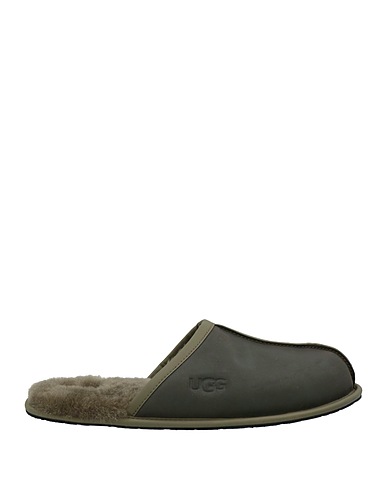 UGG Hausschuhe Dunkelgrün Leder