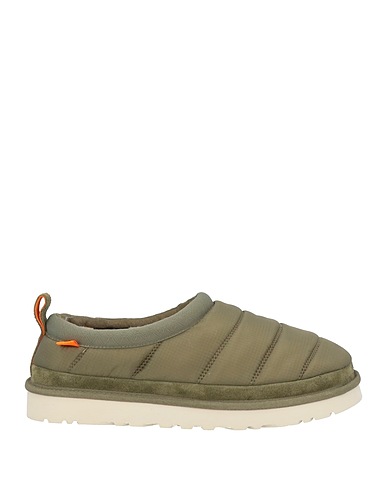 UGG Ankle boot Military green Leather, Textile fibres