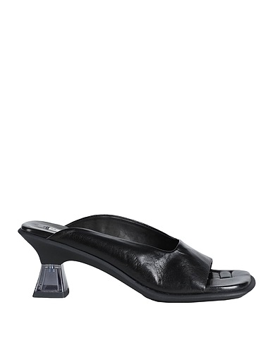 MIISTA Sandals Black 100% Lambskin