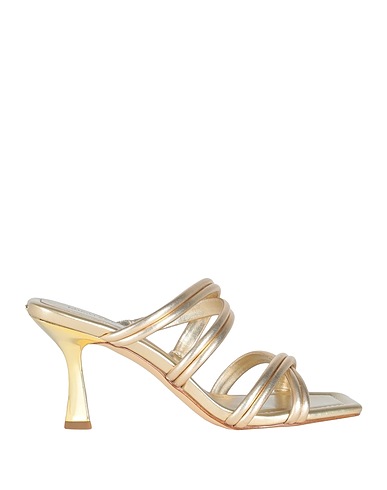 MICHAEL MICHAEL KORS Sandals Gold 100% Goat skin