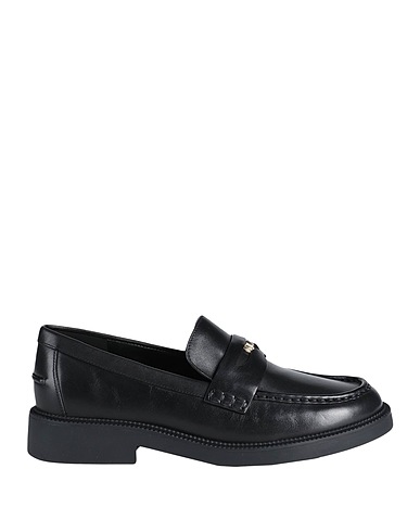MICHAEL MICHAEL KORS Loafers Black Cow leather, Goat skin