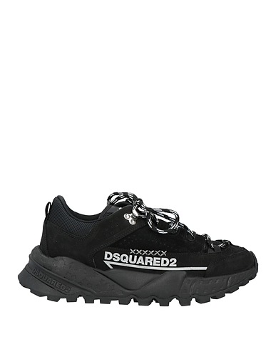 DSQUARED2 Sneakers Negro Cuero, Fibras textiles
