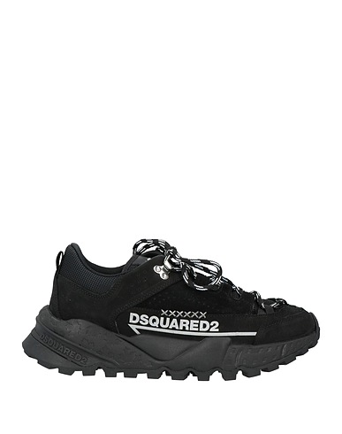 DSQUARED2 Sneakers NERO Leather, Textile fibers