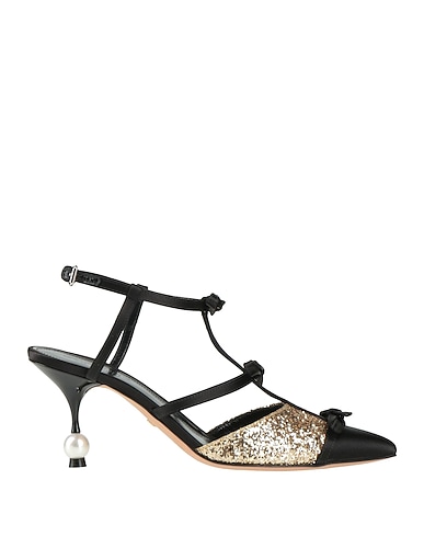 GIAMBATTISTA VALLI Pumps Schwarz Gewebefasern