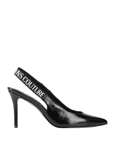 VERSACE JEANS COUTURE Décolleté Nero Poliuretano