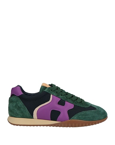 HOGAN Sneakers Dark green Leather