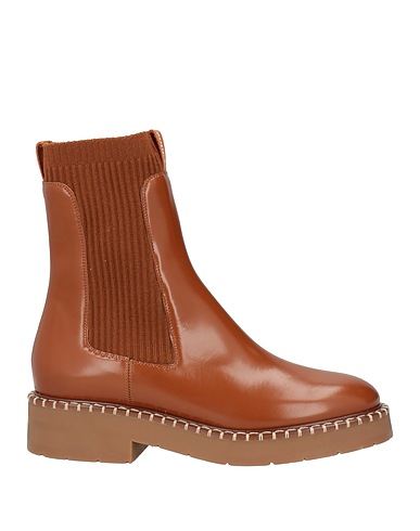 CHLOÉ Stiefelette Lederfarben Gewebefasern, Leder