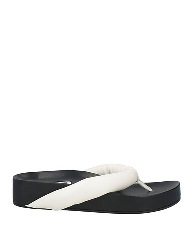 JIL SANDER Infradito Bianco Pelle