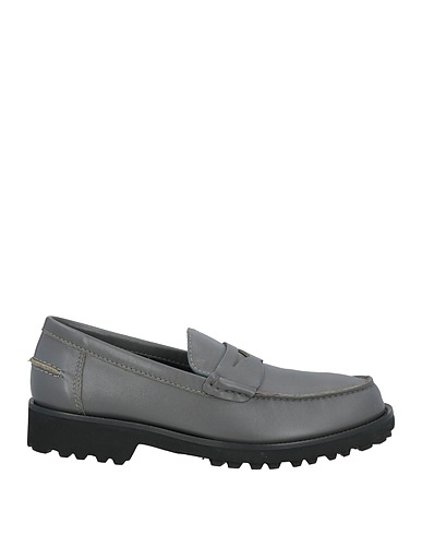 TESTONI Loafers Grey Calfskin