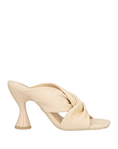 LOLA CRUZ Sandals Ivory Leather