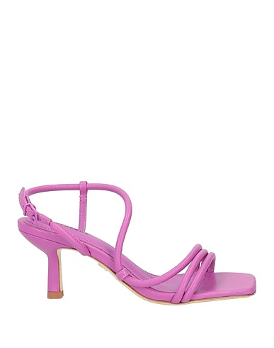 LOLA CRUZ Sandals Purple Leather