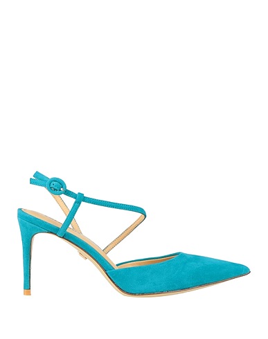 LOLA CRUZ Court Azure Leather