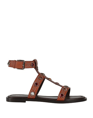 LOLA CRUZ Sandals Brown Leather