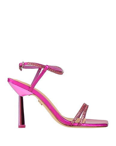 LOLA CRUZ Sandalen Fuchsia Leder