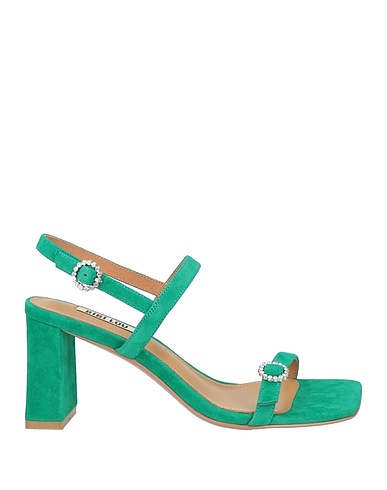 BIBI LOU Sandals Emerald green Leather