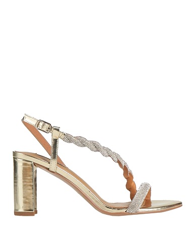 BIBI LOU Sandalen Platin Leder