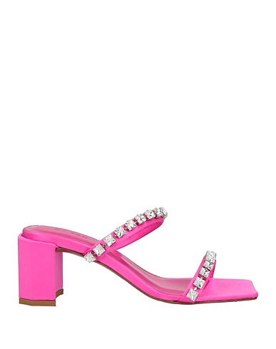 BY FAR Sandalen Fuchsia Gewebefasern