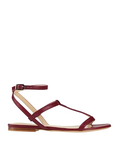 FABIANA FILIPPI Sandals Burgundy Leather