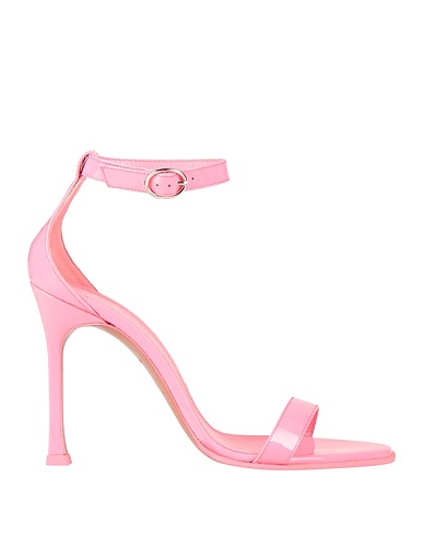 AMINA MUADDI Sandals Pink Leather