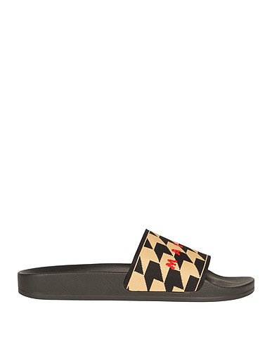 MARNI Sandals Black Textile fibers